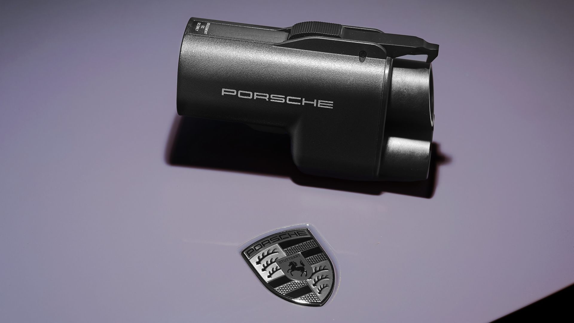 Porsche-supplied NACS DC adapter