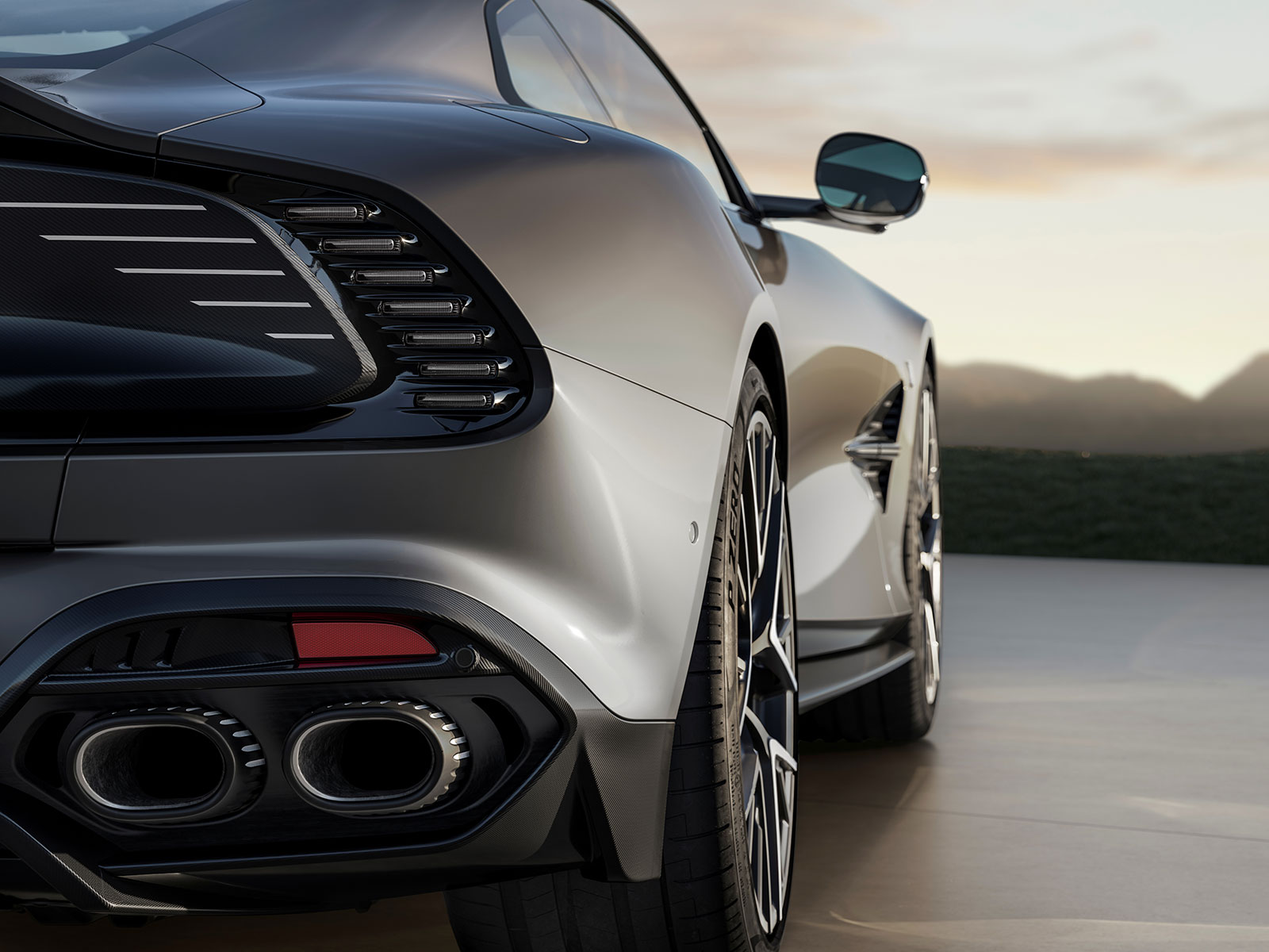 Aston martin unveiled the limited edition vanquish 25 anniversary model