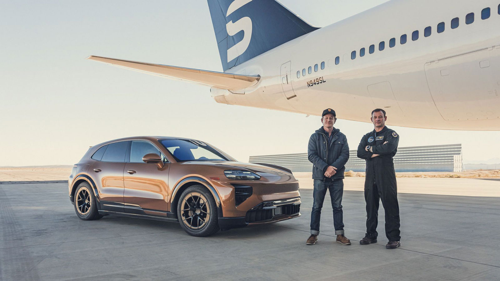 porsche and stratolaunch test