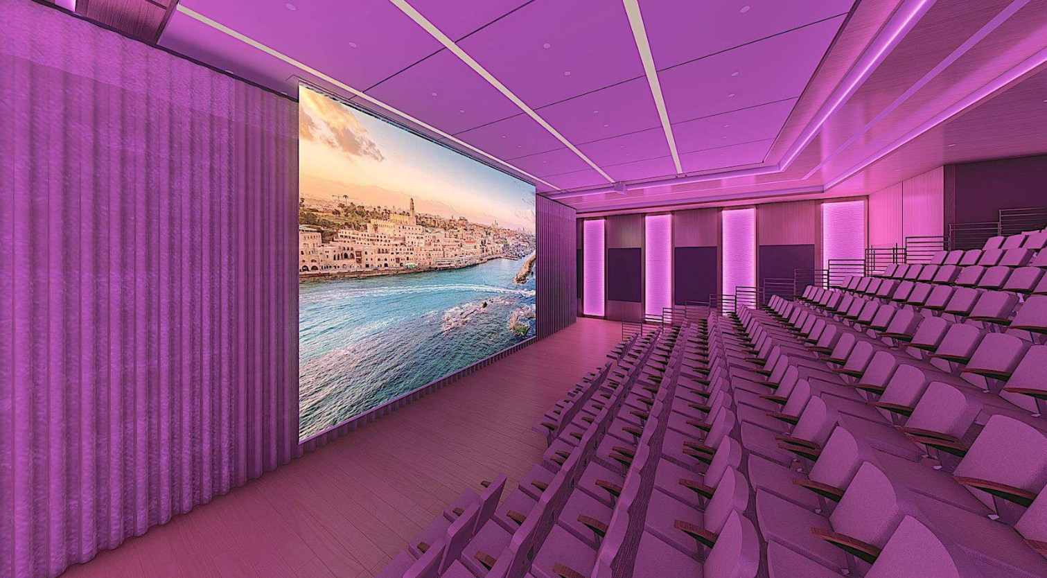Theater with event lighting