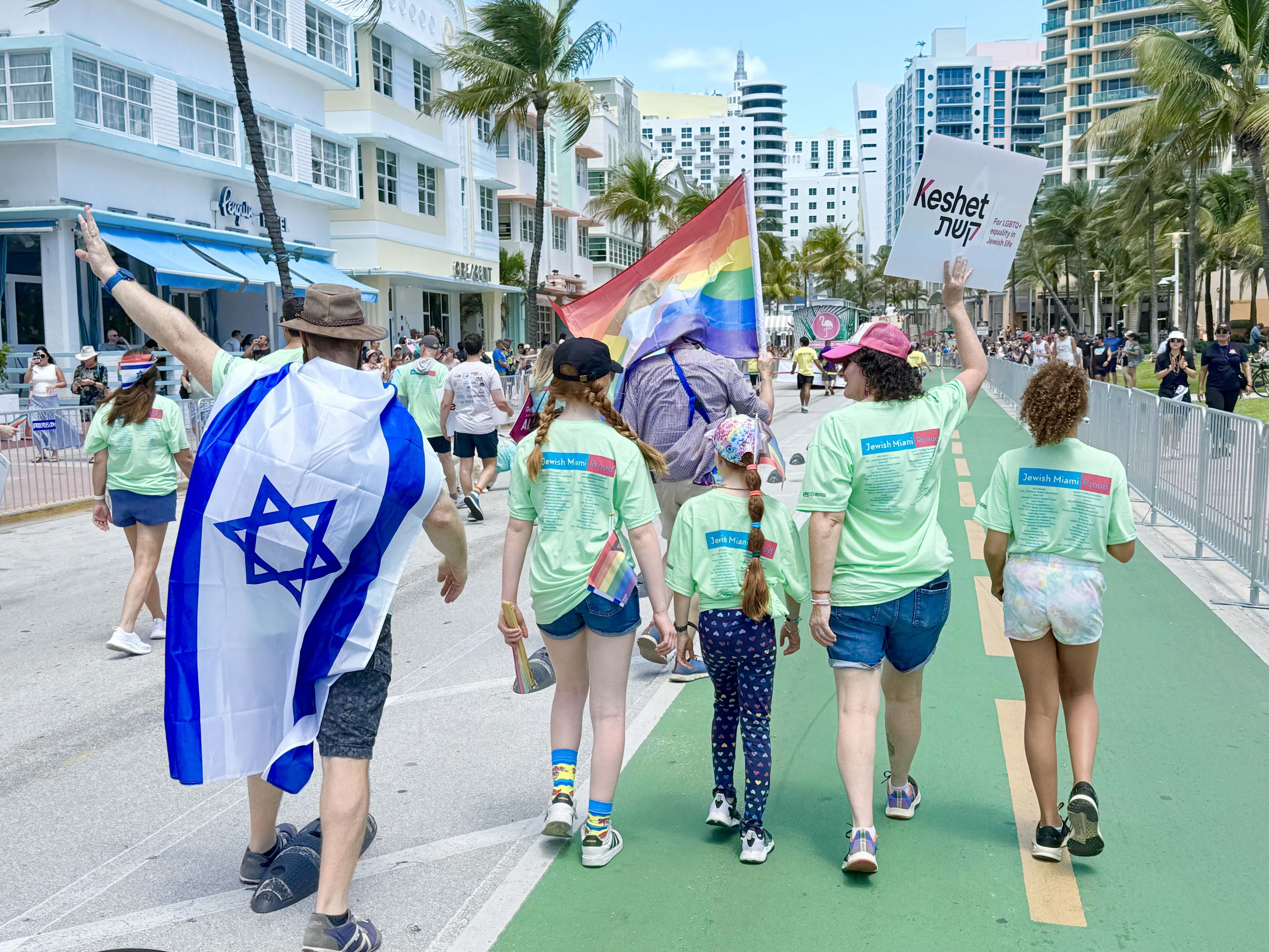Center community celebrating Pride