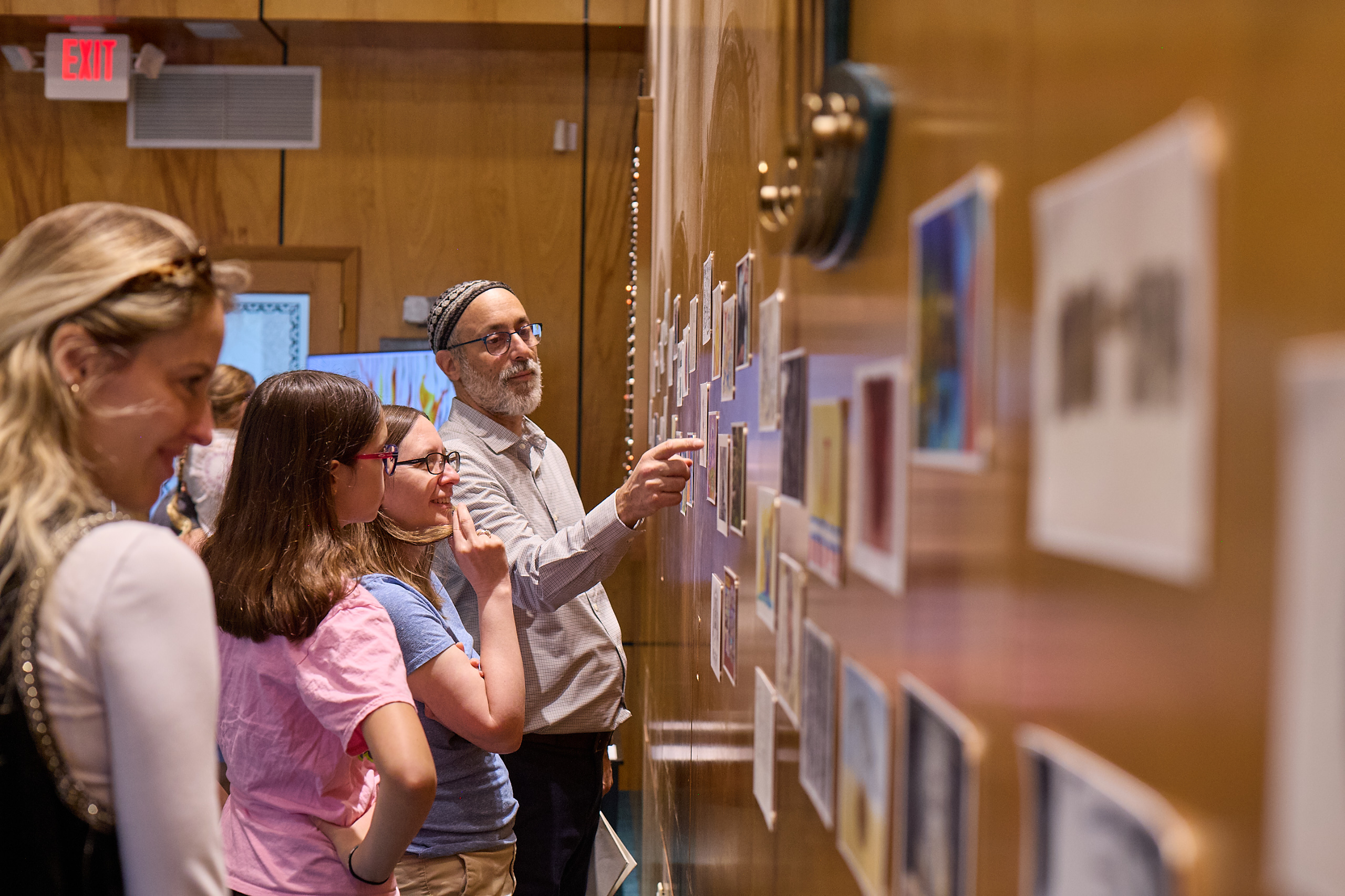 Community members at a Center event