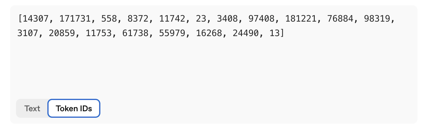 OpenAI Platform Tokenizer