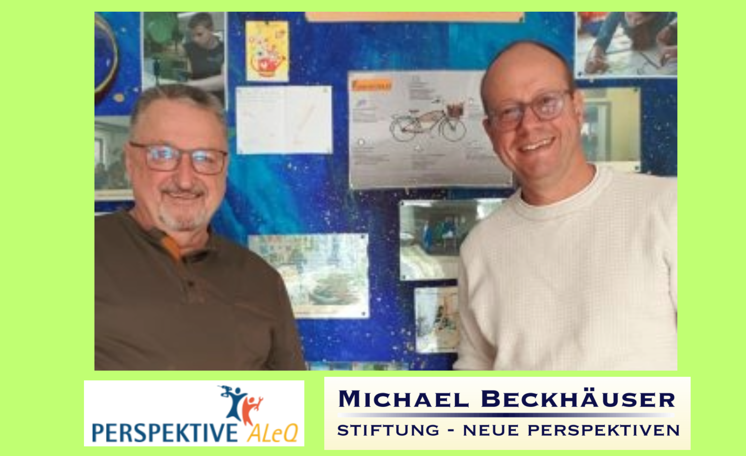 Kooperation mit der Stiftung Neue Perspektiven