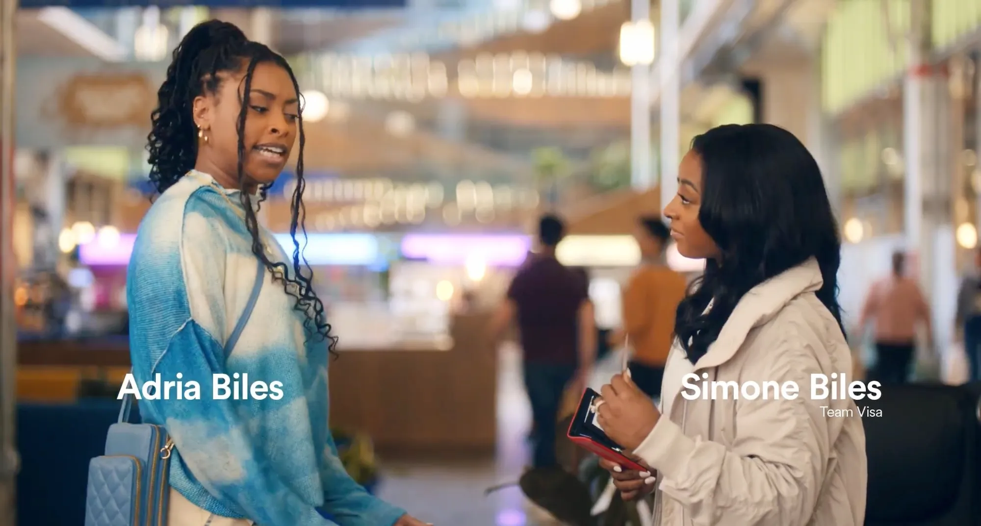 POST seen on Visa and U.S. Bank's new ad campaign with Team Visa Athlete Simone Biles