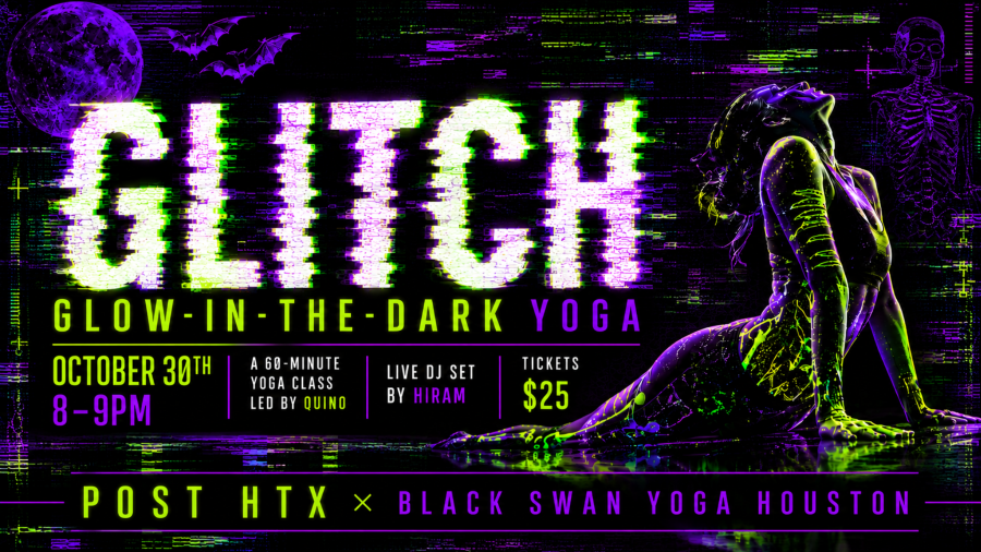 Glitch: A Glow in the Dark Yoga Experience