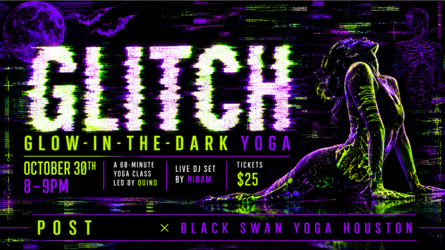 Glitch: A Glow in the Dark Yoga Experience