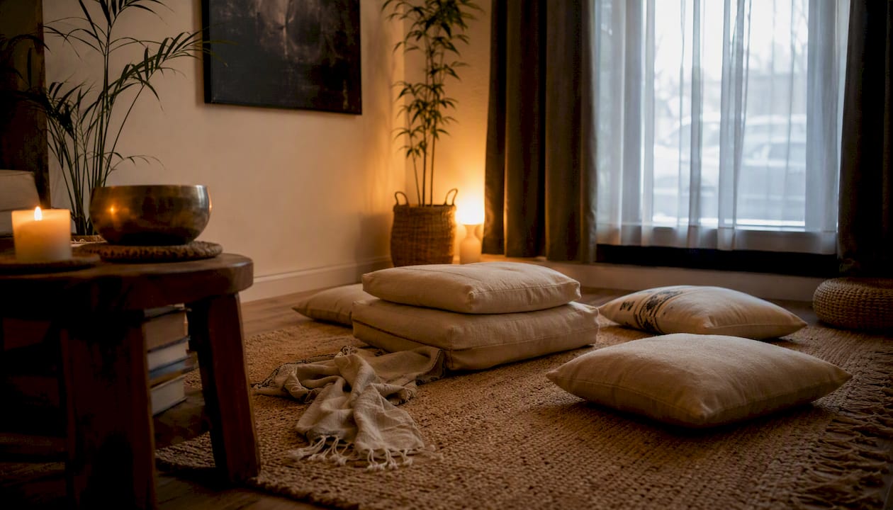 Empty calm integration therapy room