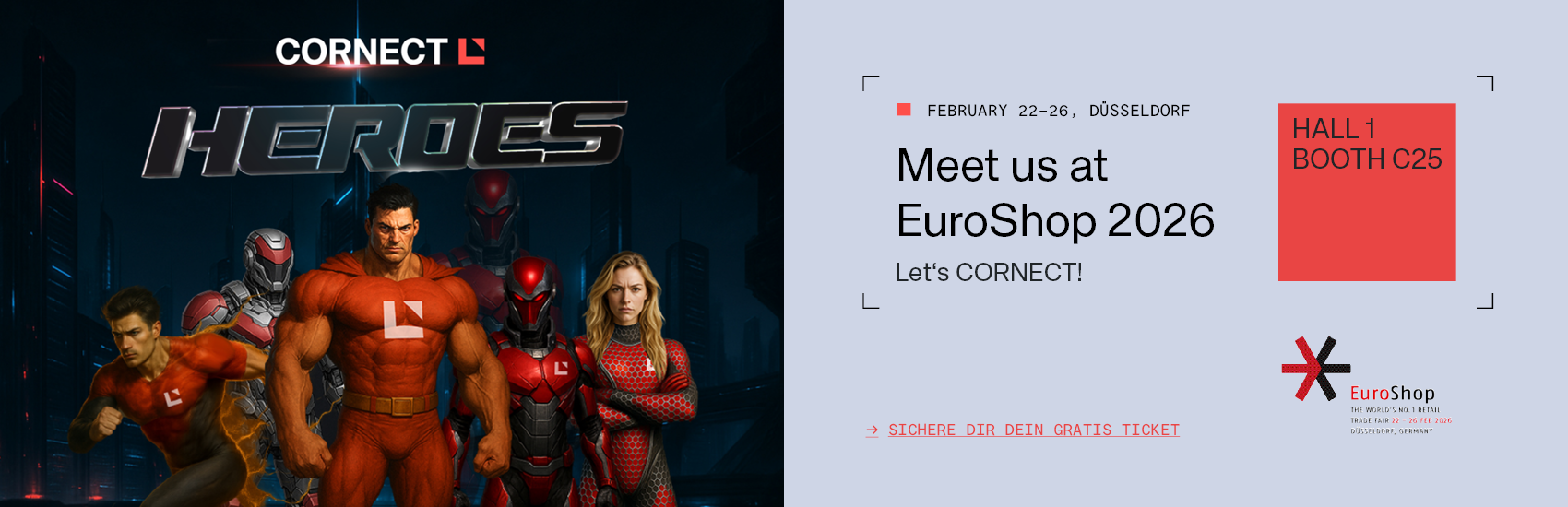 Banner "Meet us at EuroShop"
