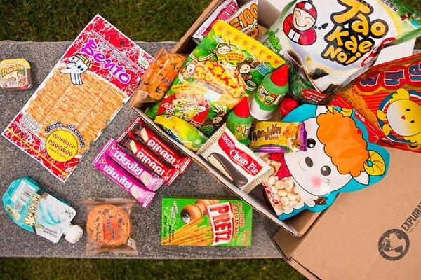 Subscription box of oriental sweet treats