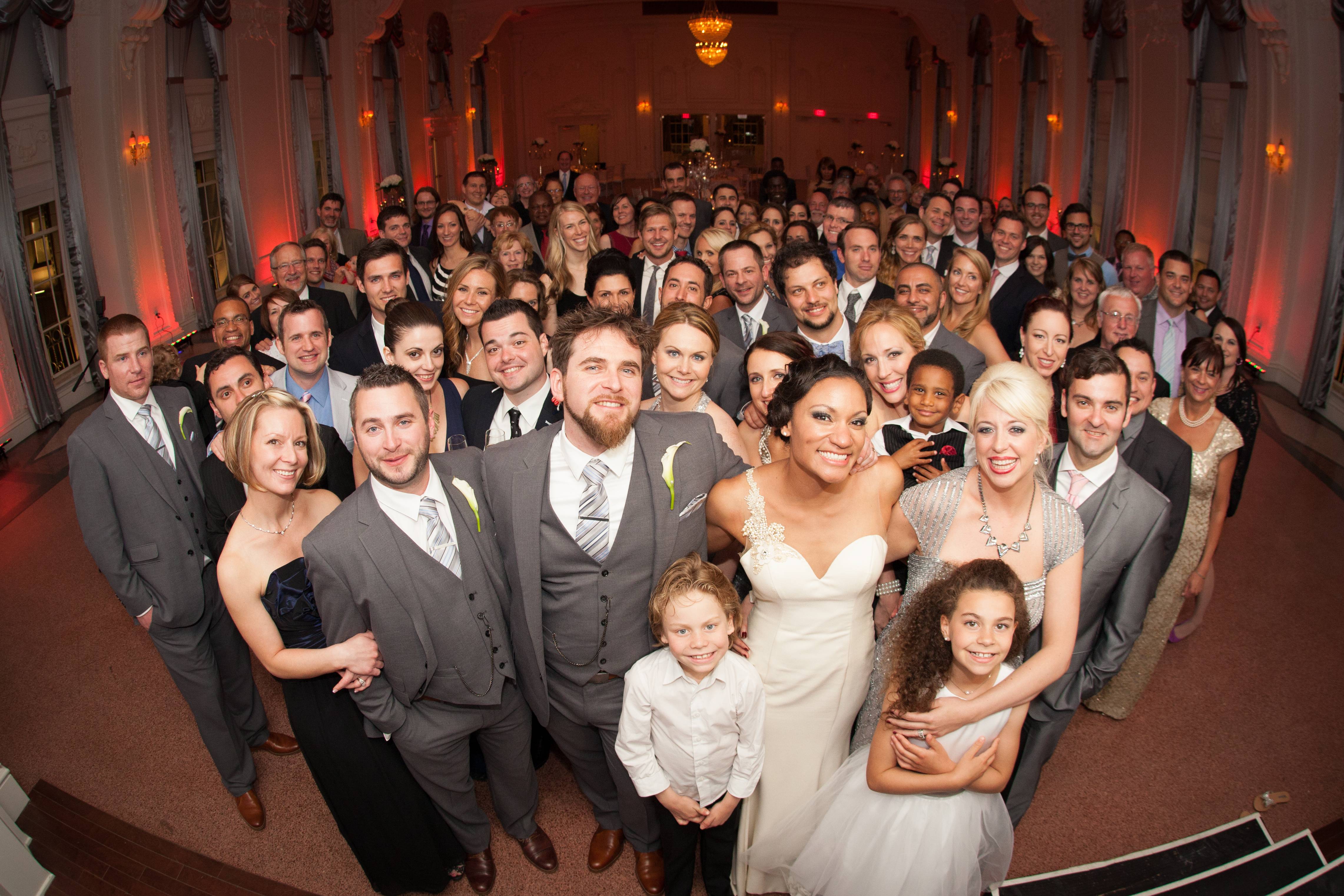uplighting monogram event dj