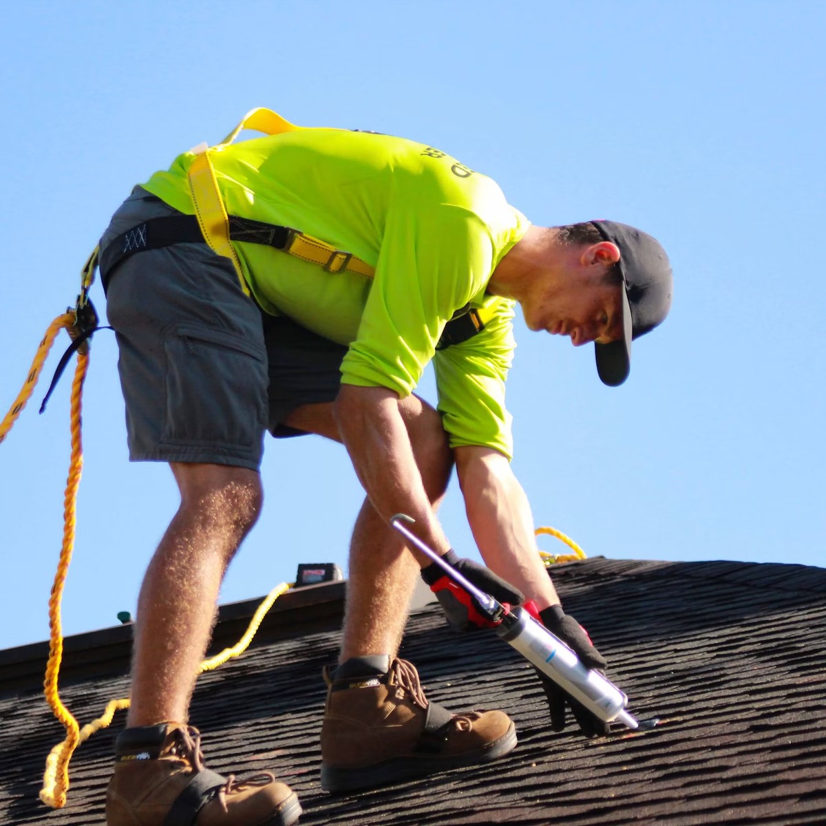 Commercial roofing crew working on commercial roofing in Gilbert