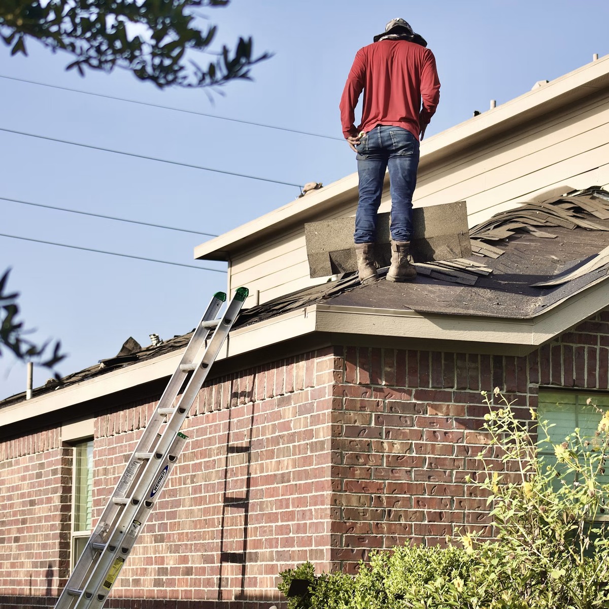Roofing crew completing roof replacement in Paradise Valley
