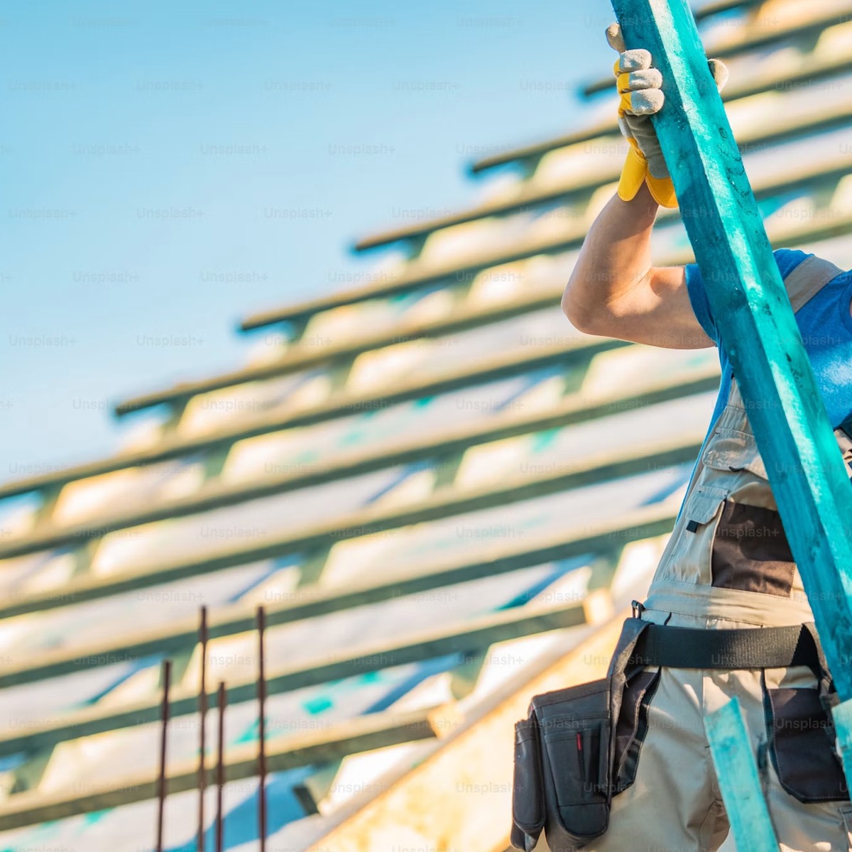 Commercial roofing near me inspection at a Tucson property