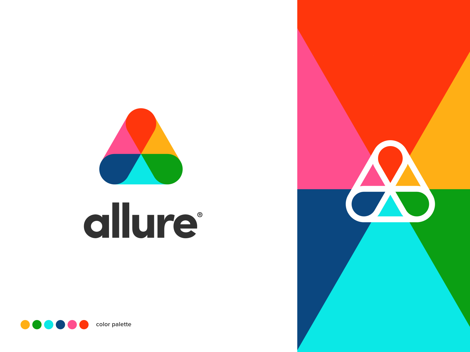 A refined brand identity system showing cohesive logo, typography, and color palette developed through a structured design process