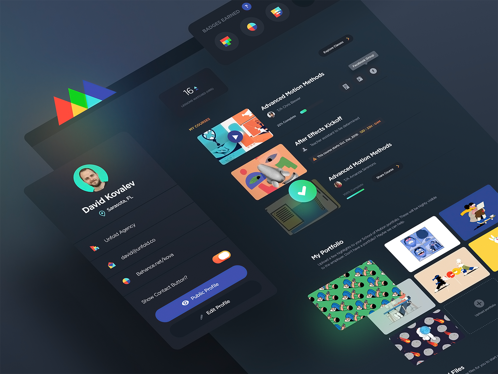 Product UI example showing polished micro-interaction states and animated feedback in a mobile interface