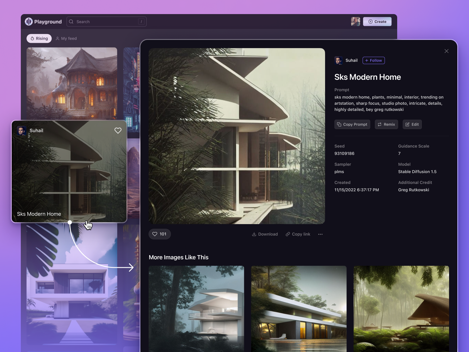 Product UI showing clear flow with onboarding steps