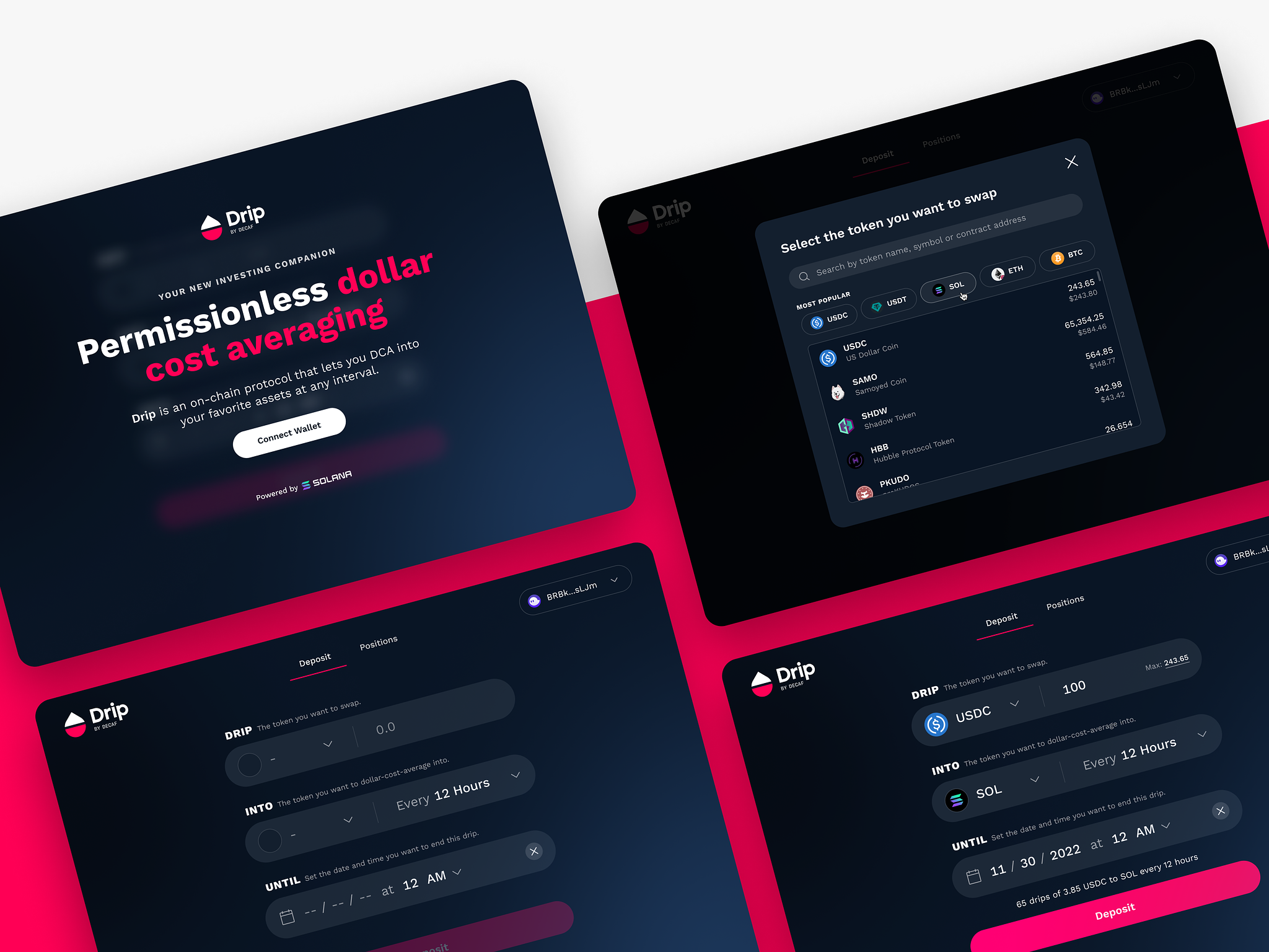 Product UI showing product brief format with clear scope