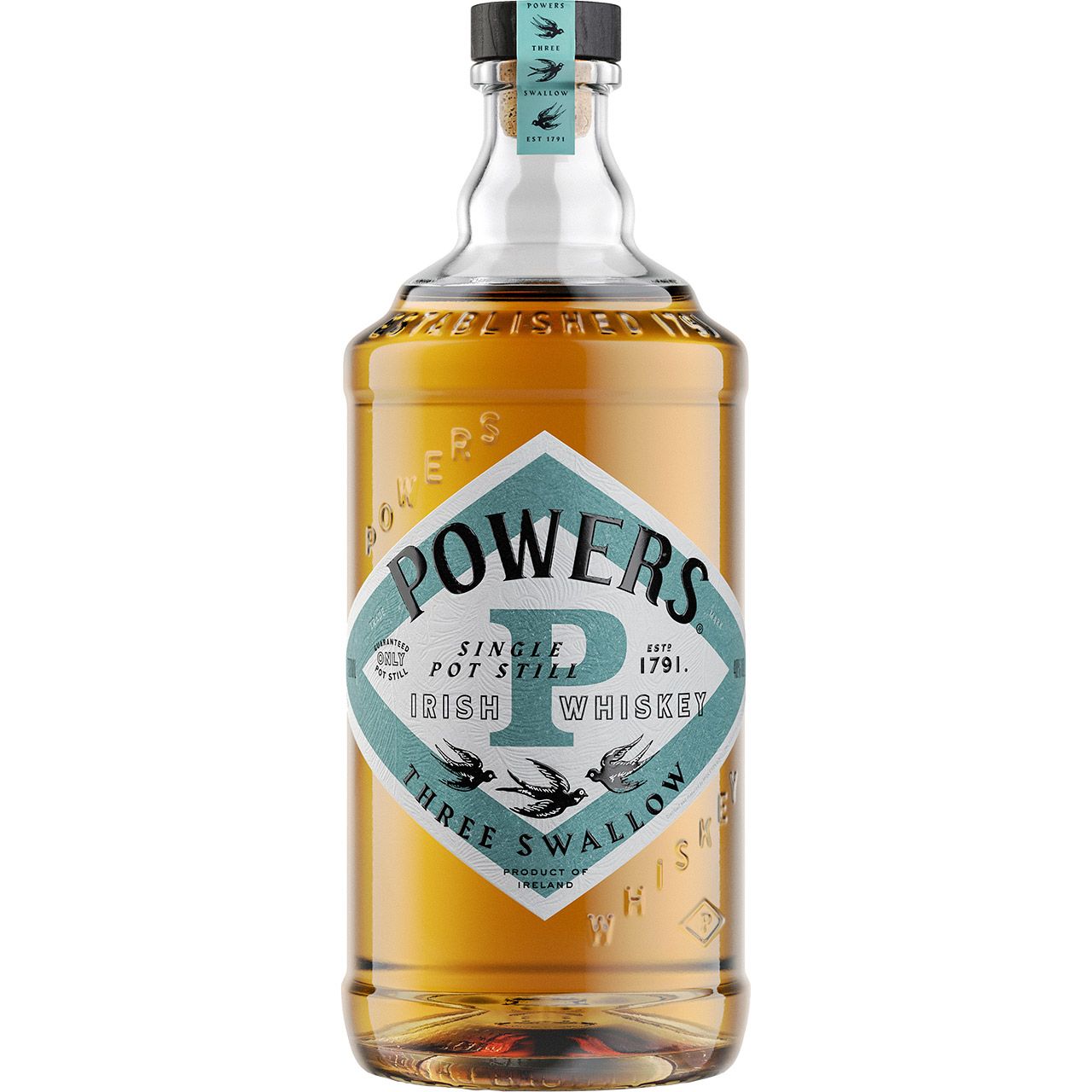 Powers Three Swallow Irish Whiskey
