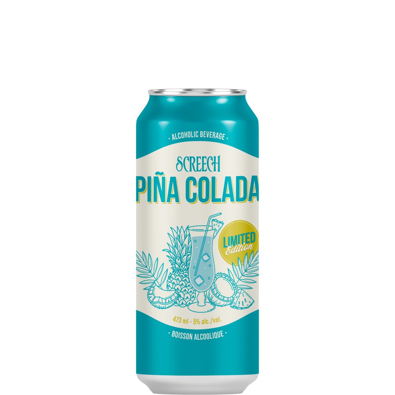 Screech Rum Pina Colada Can