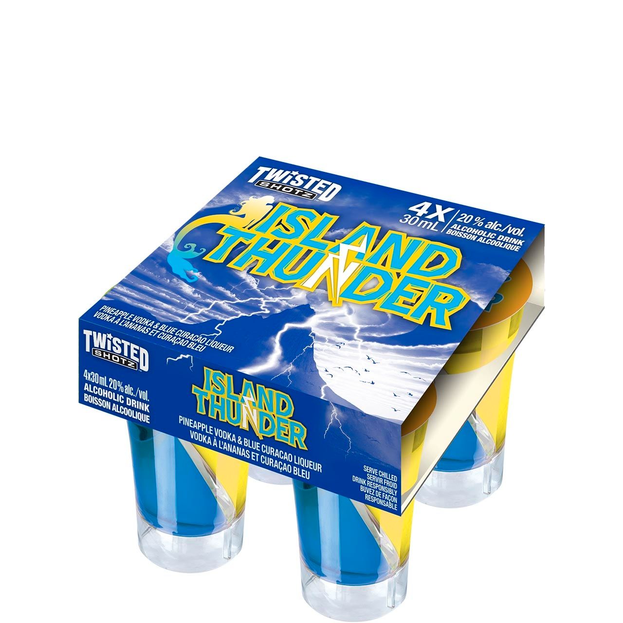 Twisted Shotz Island Thunder 4 pk