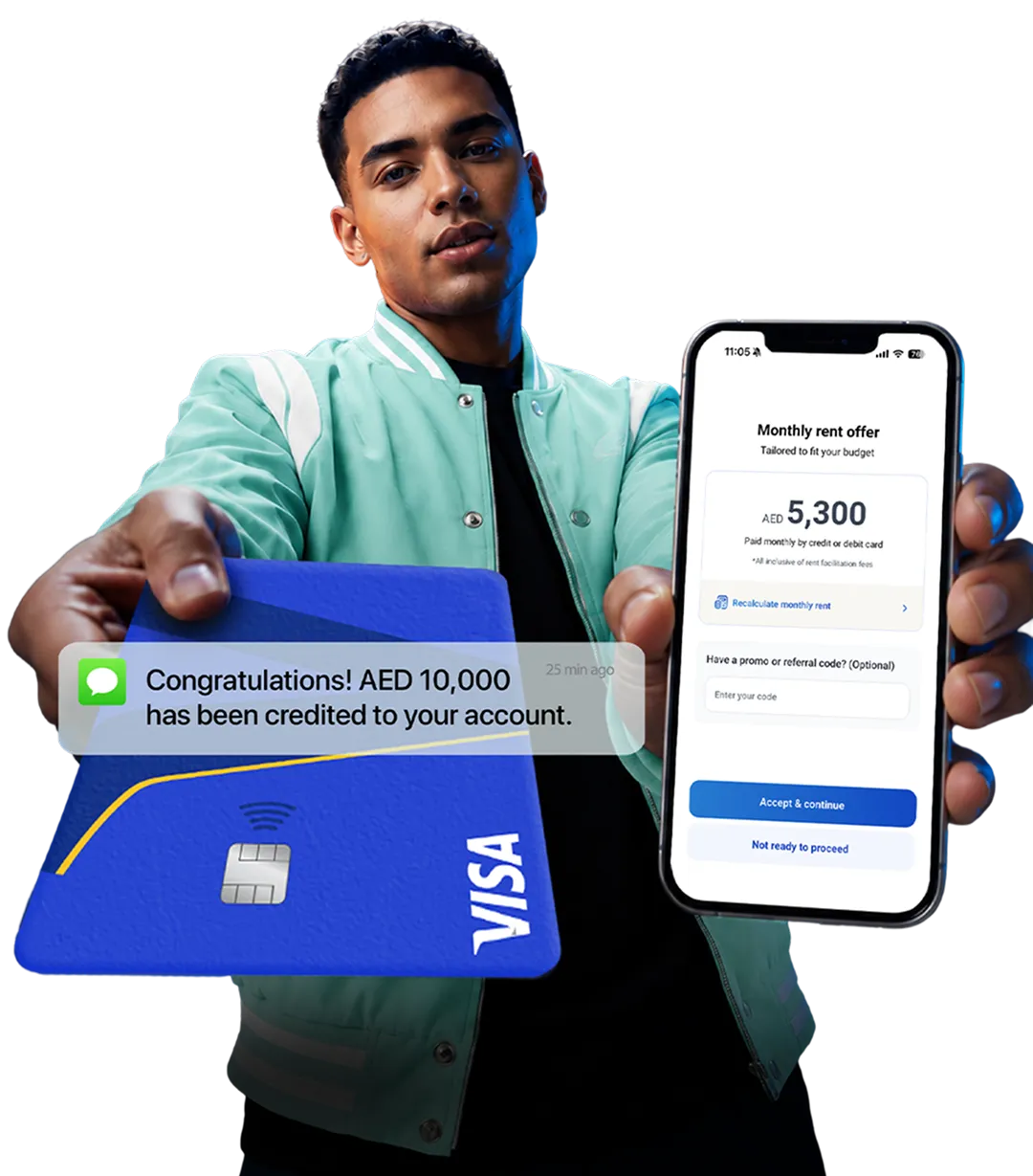 Pay rent monthly with your Visa card via Keyper