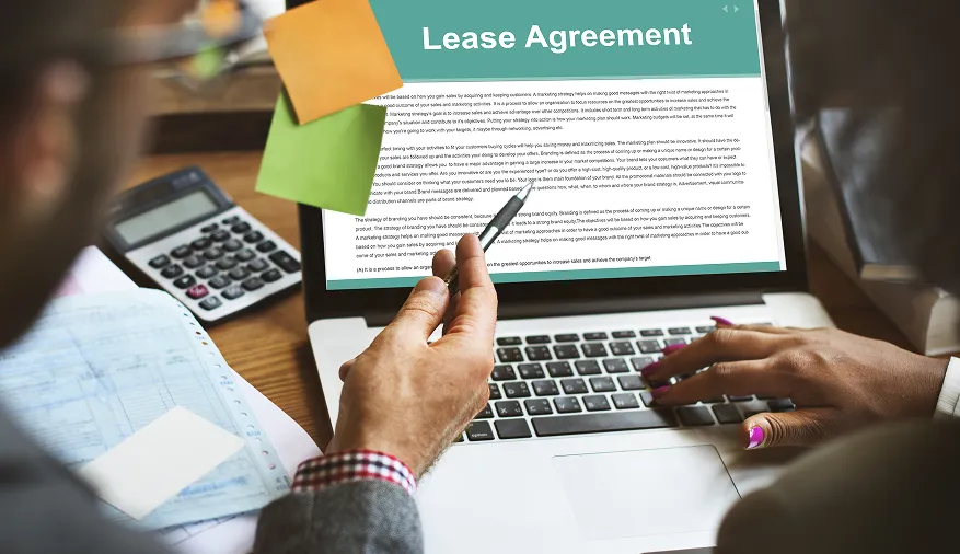 lease agreement and tenant screening through online tenant portals
