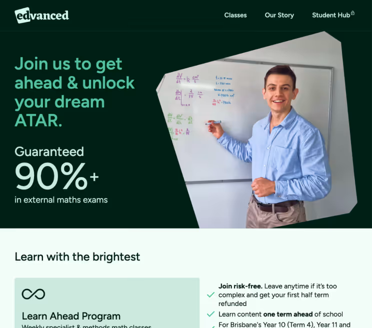 Edvanced | Website Design