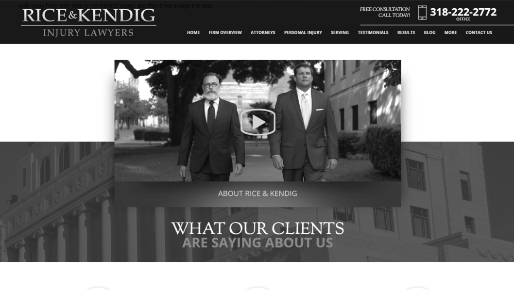 Website before