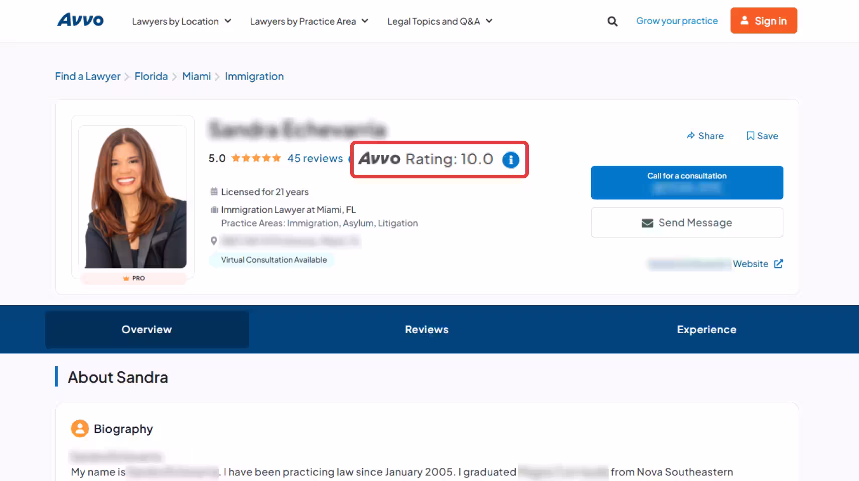 What Is Avvo Rating for Attorneys