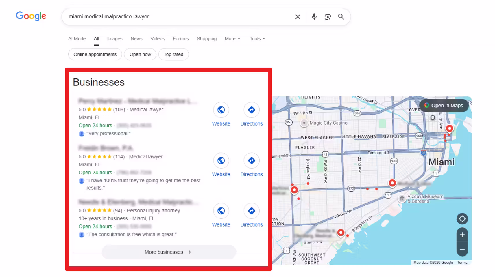 Local SEO for Medical Malpractice Lawyers