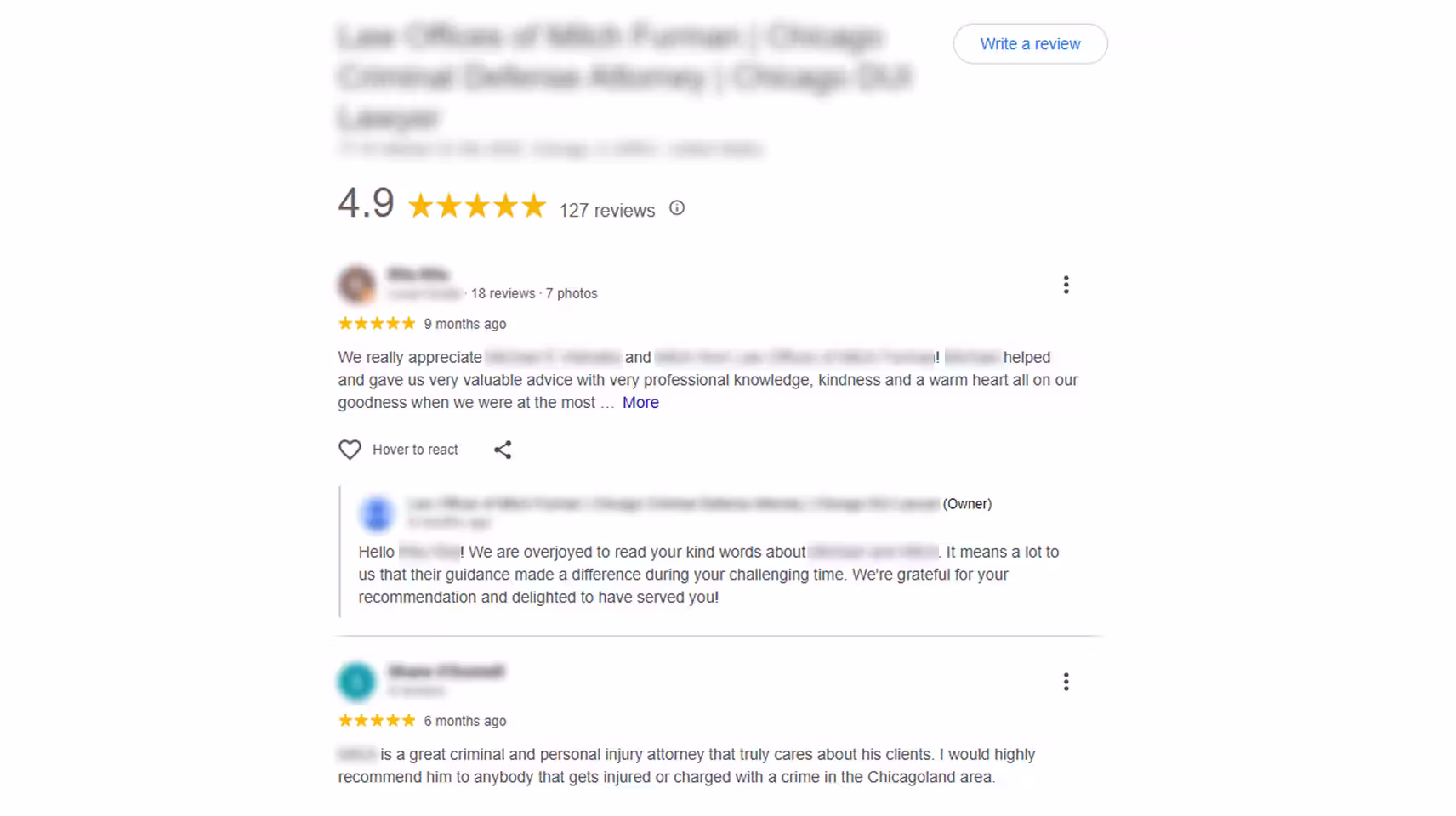 Generate and respond to reviews