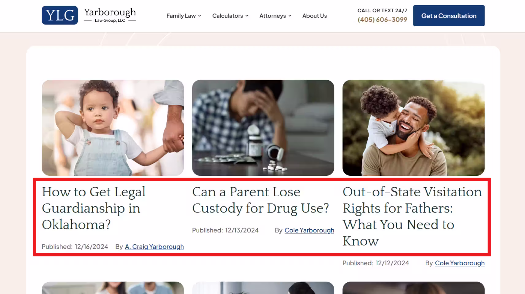 YLG blog section