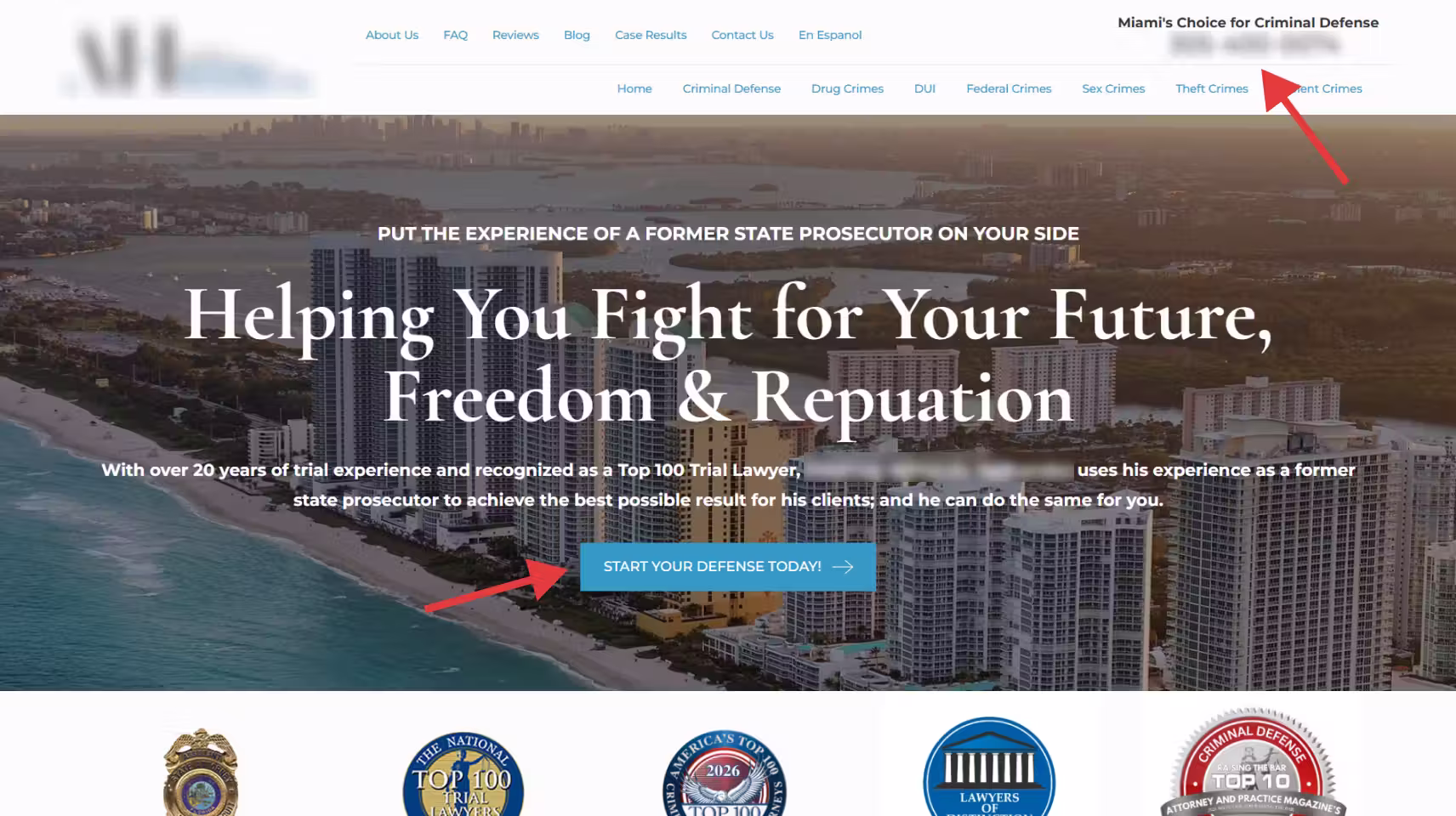 Criminal Defense Website