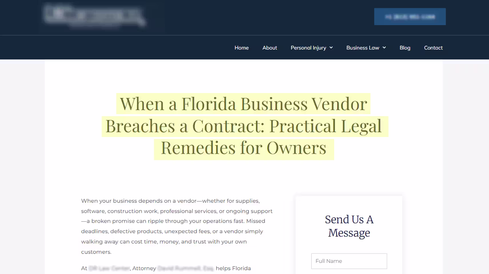 Content for Business Lawyers