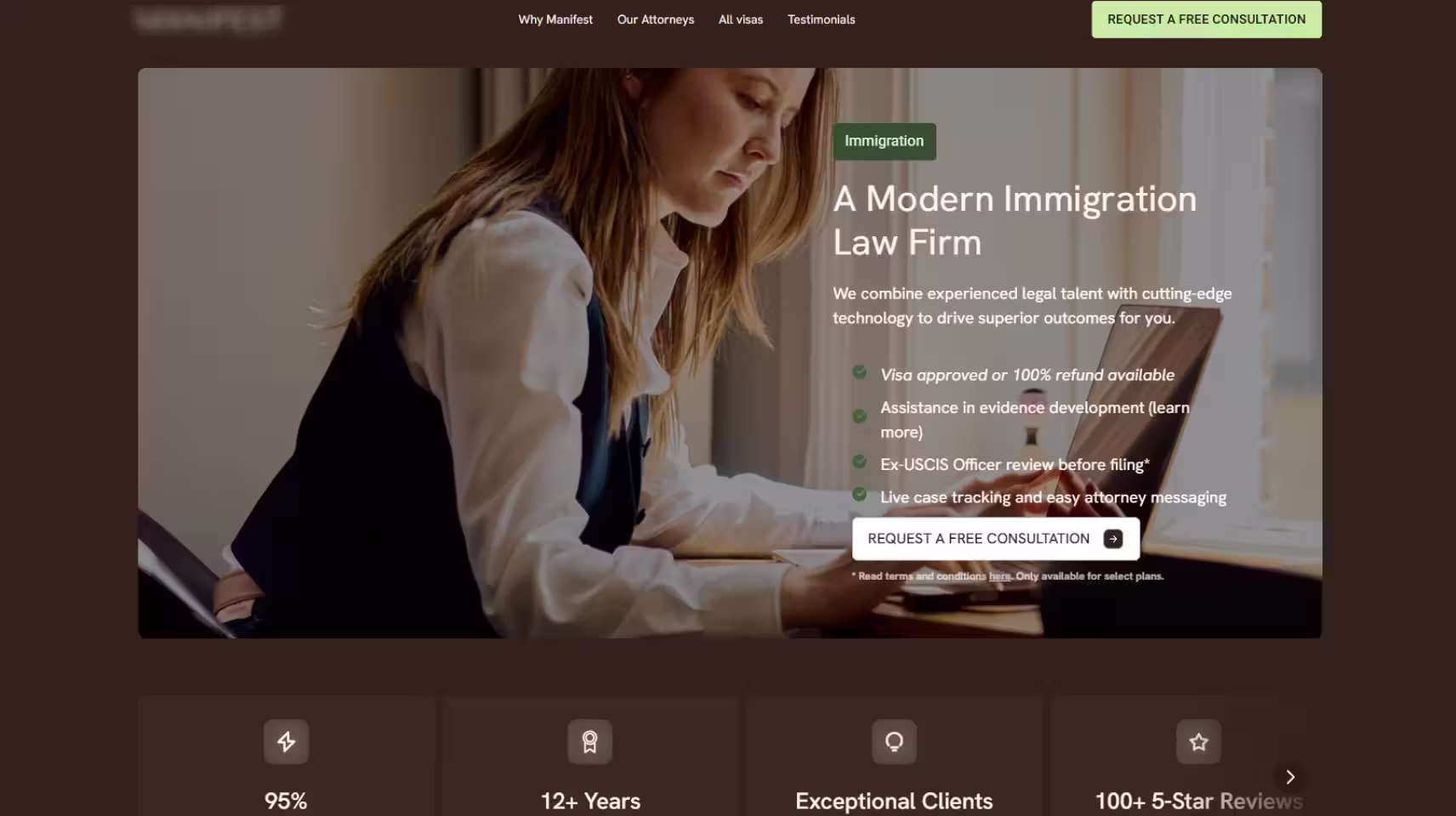 Immigration Law Firm Website
