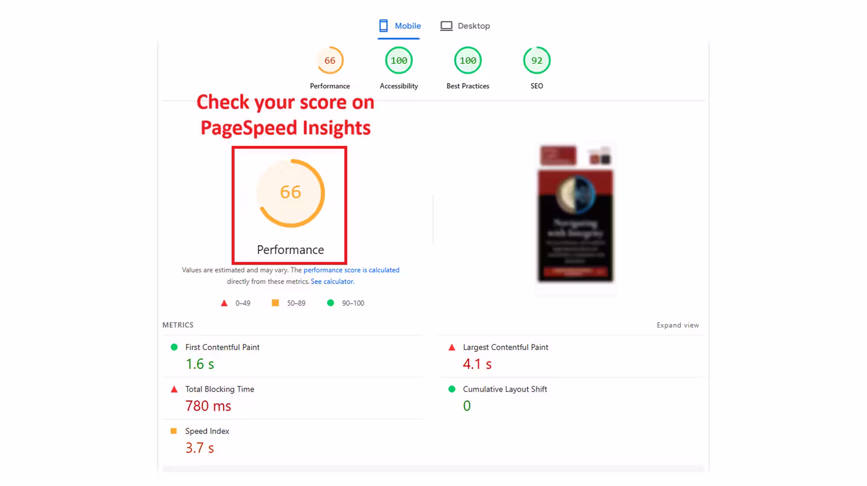 PageSpeed Insights for Immigration Law Firms