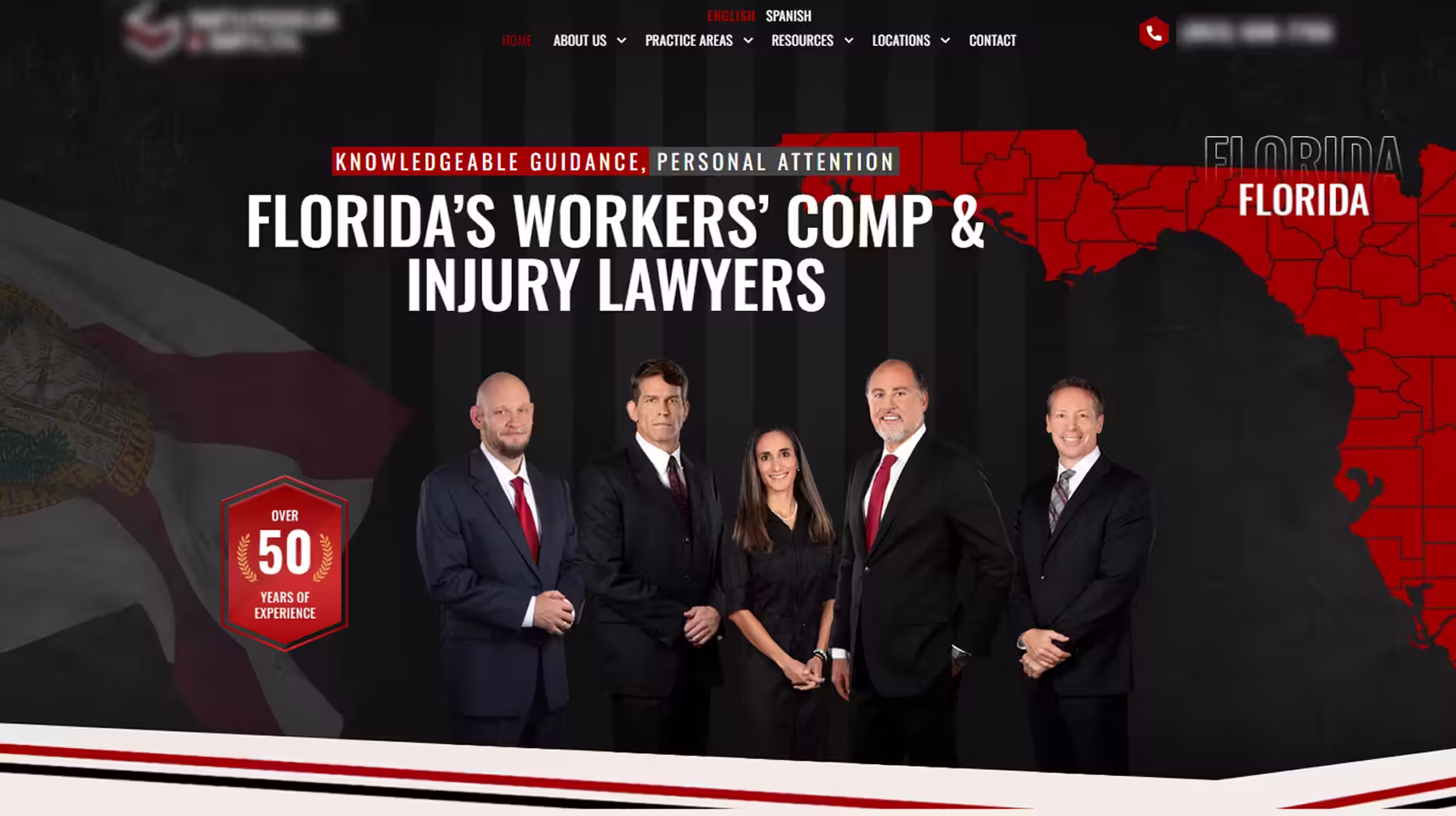 Workers' Comp Law Firm Website
