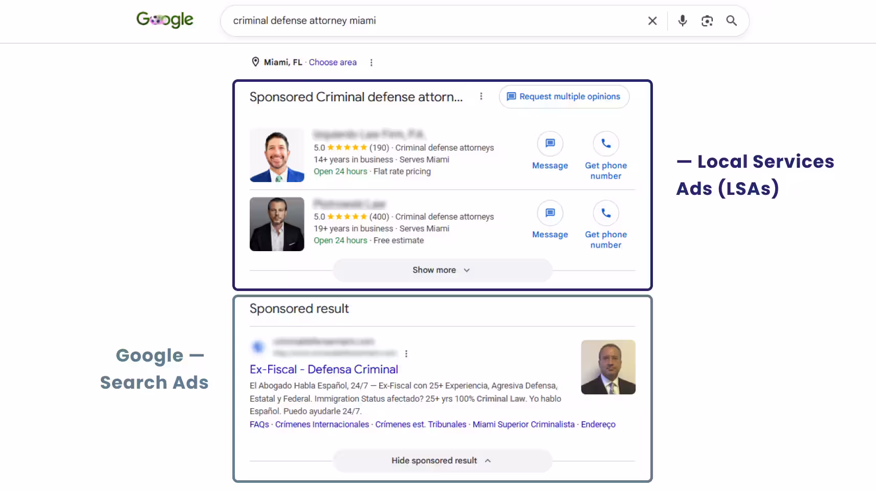 Google Ads vs. Local Service Ads for Criminal Defense