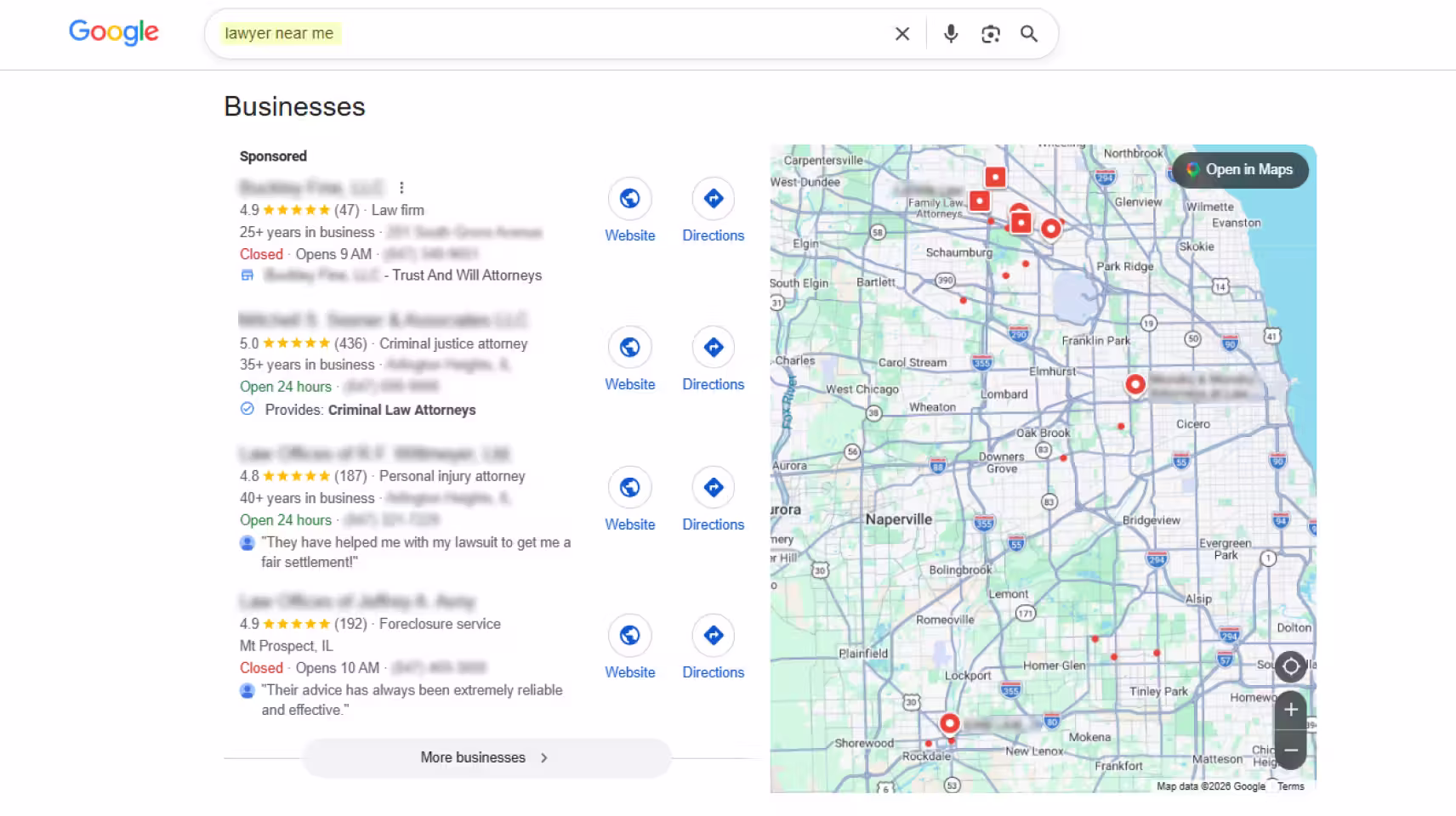 Google Maps for Law Firms