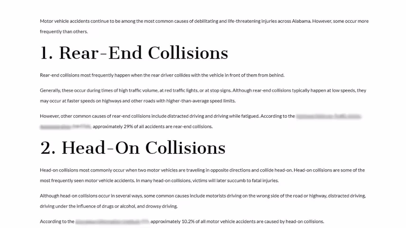 Accidents Blog Topic