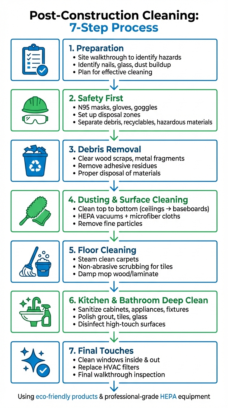 7-Step Post-Construction Cleaning Process Checklist