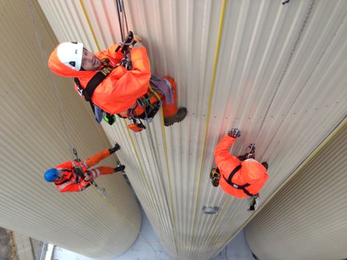 industrial sector rope access inspection