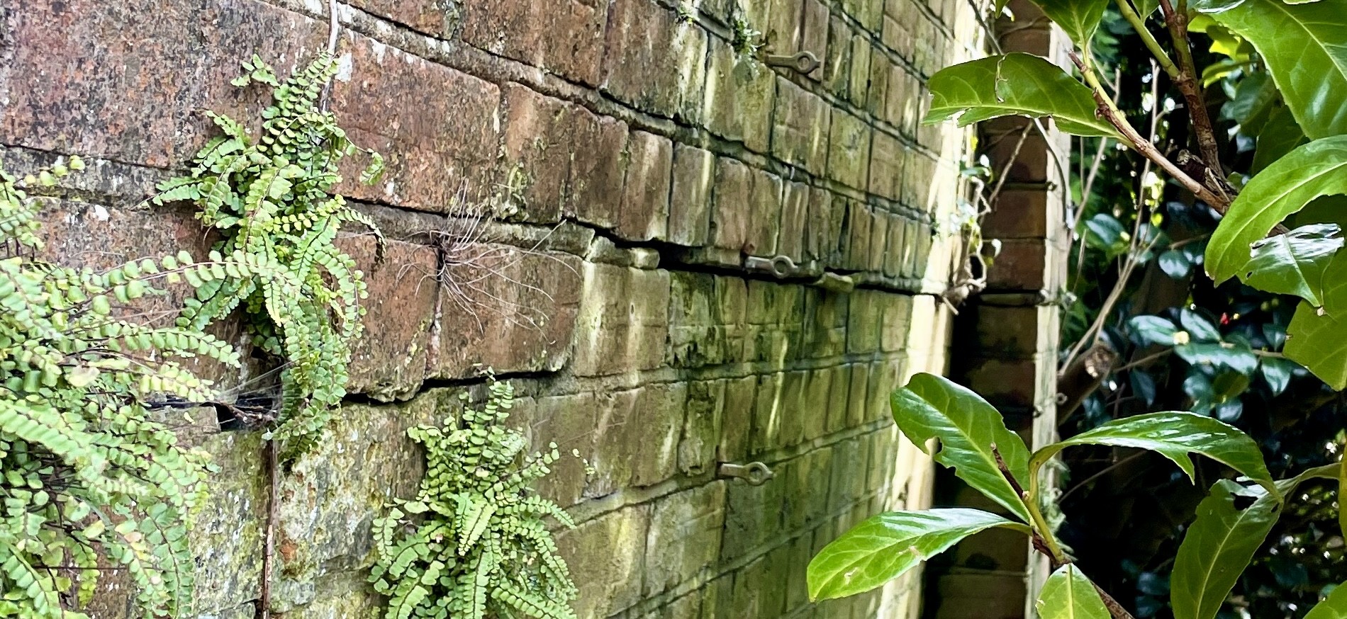 retaining wall bulging