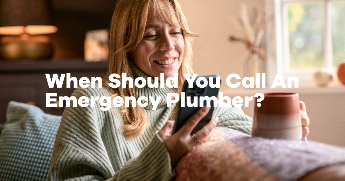 What is considered a plumbing emergency?