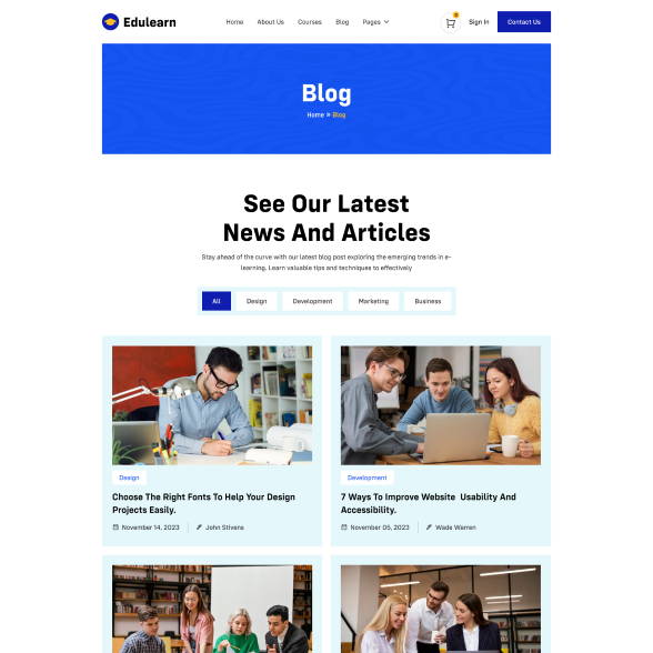 Blog page image