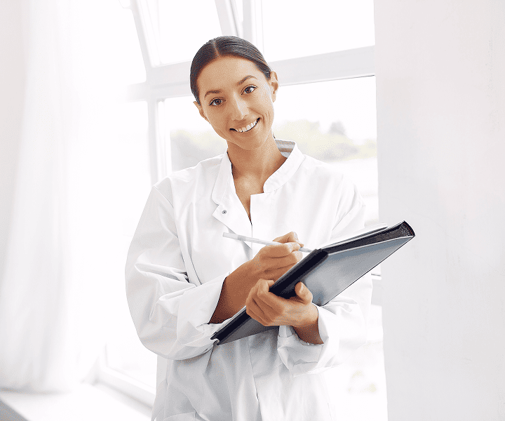 Young woman doctor