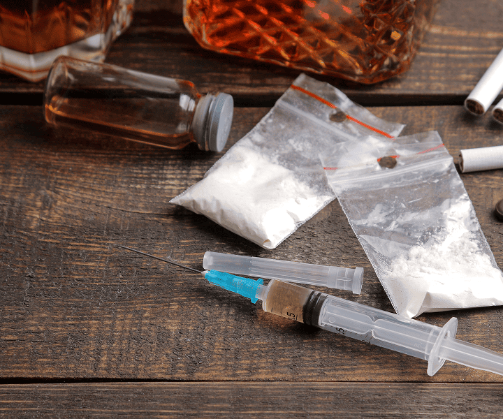 Heroin on the table