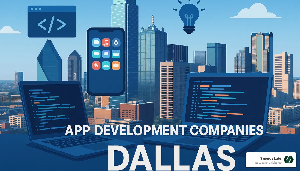 Sample portfolio projects from Synergy Labs - Top 10 App Development Companies In Dallas