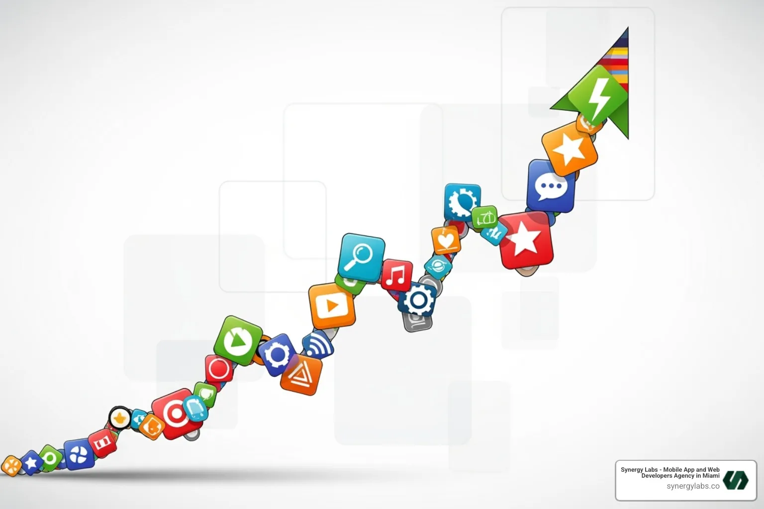 Growth graph with app icons - How Influencers Like Nikita Bier Are Redefining Startup Marketing Growth graph with app icons - How Influencers Like Nikita Bier Are Redefining Startup Marketing